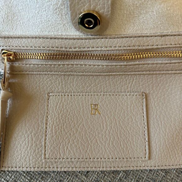 Banana Republic Vegan Leather Mini Slouch Tote in Bone NWOT - Picture 5 of 5